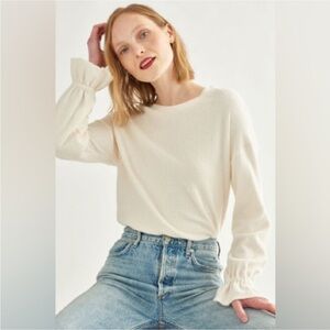 Amour Vert Circe Cloud Rib Top